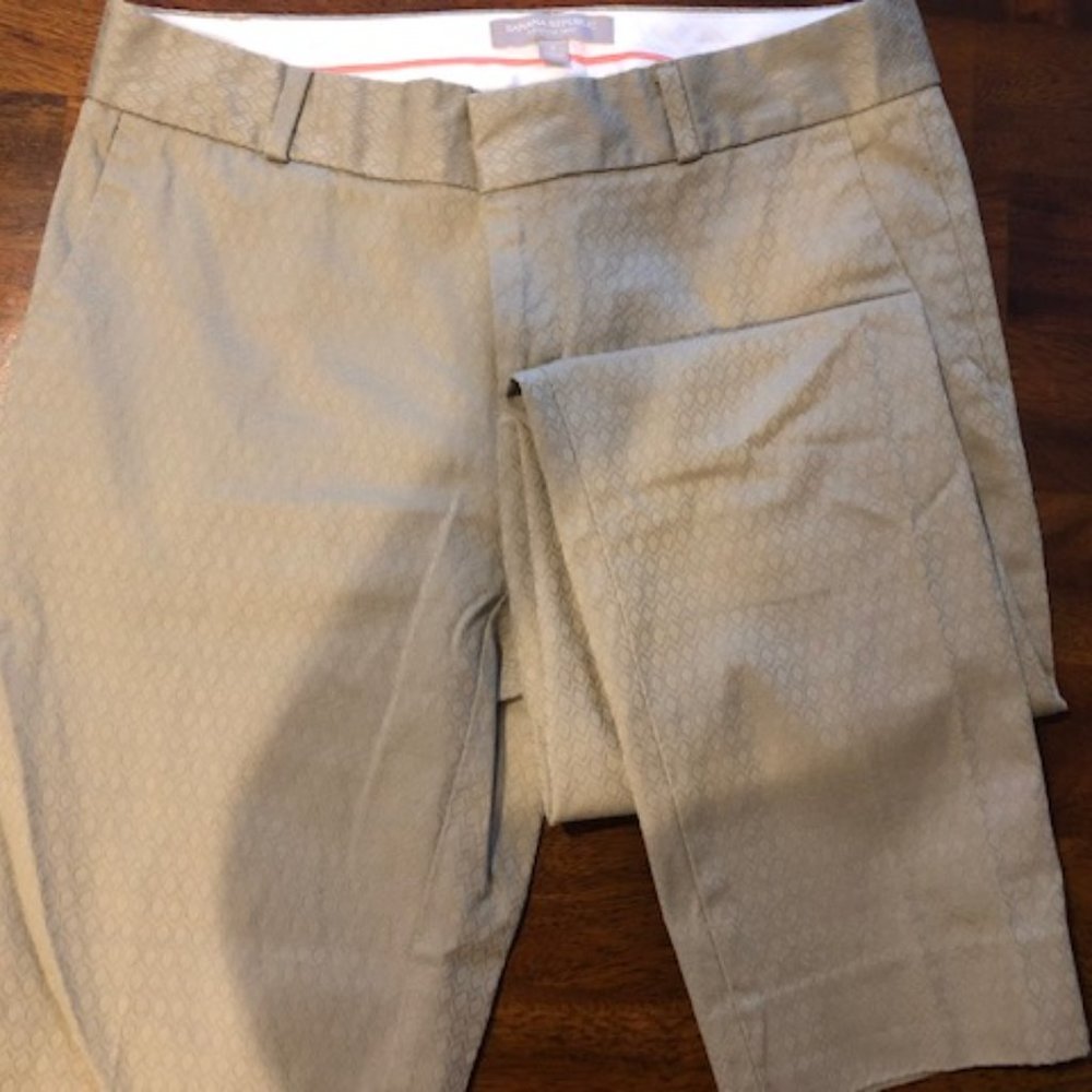 Banana Republic Beige Suit Pants